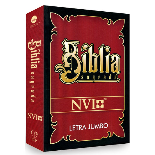 Bíblia Sagrada Letra Jumbo | NVI | Capa Dura Victoriana
