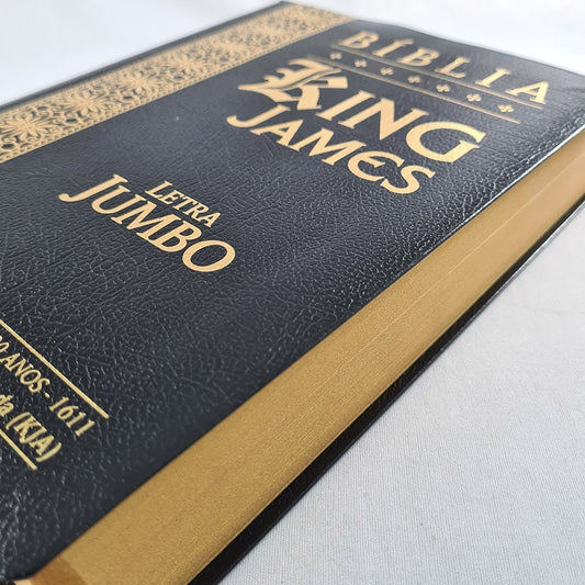 Bíblia King James Atualizada | KJA | Letra Jumbo | Capa Cover Book Preta