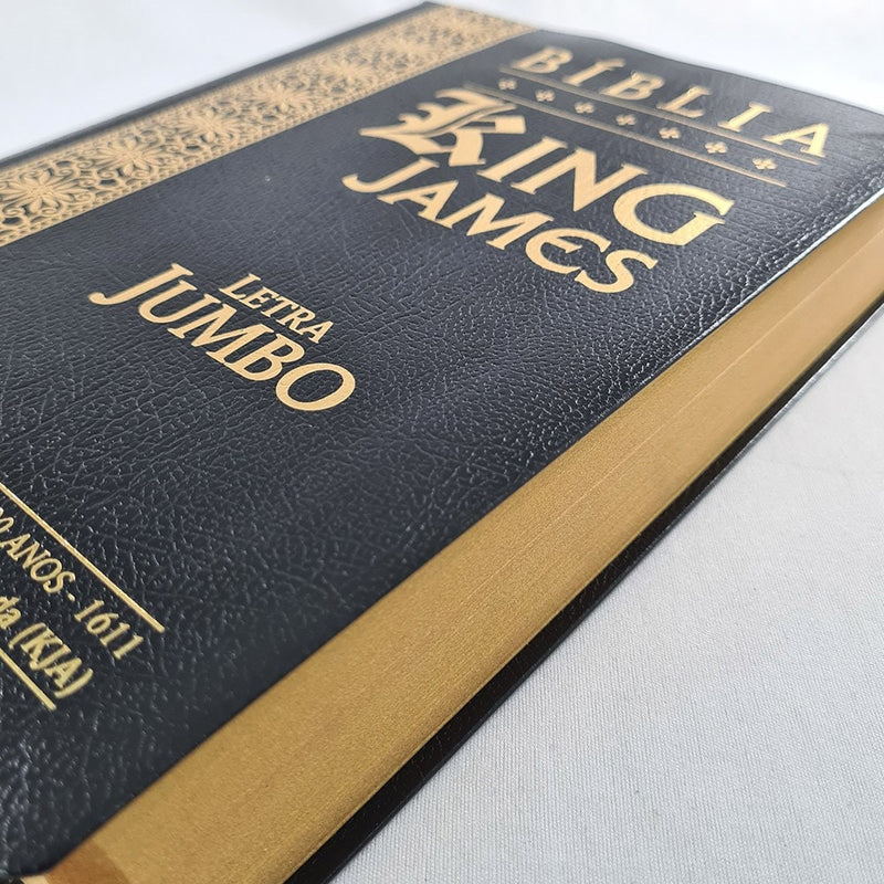 Bíblia King James Atualizada | KJA | Letra Jumbo | Capa Cover Book Preta
