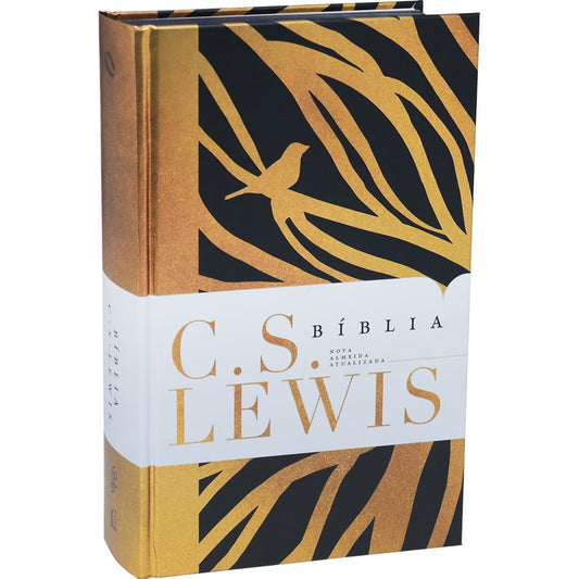 Bíblia C S Lewis | NAA | Leitura Perfeita | Capa Dura Preto e Dourado