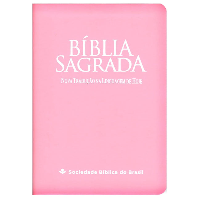 Bíblia Sagrada Fonte de Bênçãos | NTLH | Letra Maior | Capa Luxo Clássica Rosa