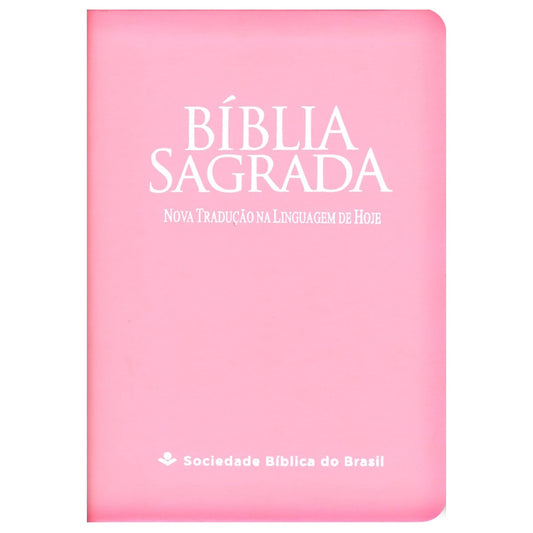 Bíblia Sagrada Fonte de Bênçãos | NTLH | Letra Maior | Capa Luxo Clássica Rosa