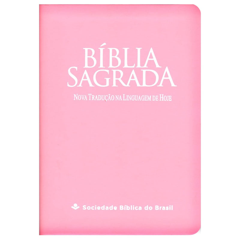Bíblia Sagrada Fonte de Bênçãos | NTLH | Letra Maior | Capa Luxo Clássica Rosa