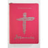 Bíblia Sagrada | ARC | Letra Grande | Capa Luxo Cruz Pink c/ Ziper