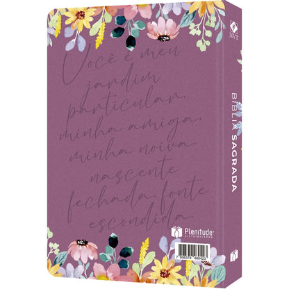 Bíblia Sagrada Primavera Alegre | NVT | Letra Normal | Flexível Soft Touch