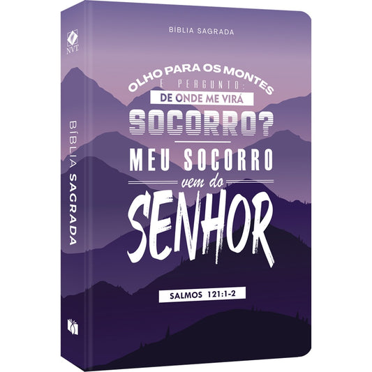 Bíblia Sagrada Meu Socorro | NVT | Letra Normal | Flexível Soft Touch