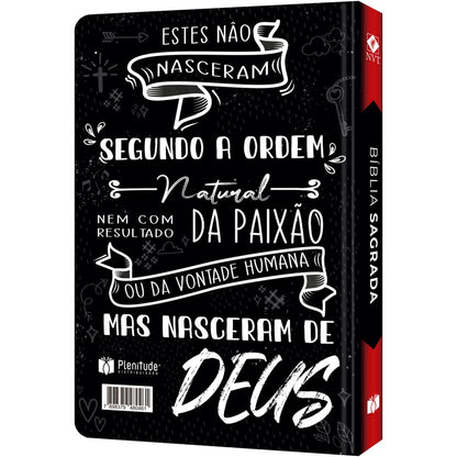 Bíblia Sagrada Lettering | NVT | Letra Normal |Flexível Soft Touch