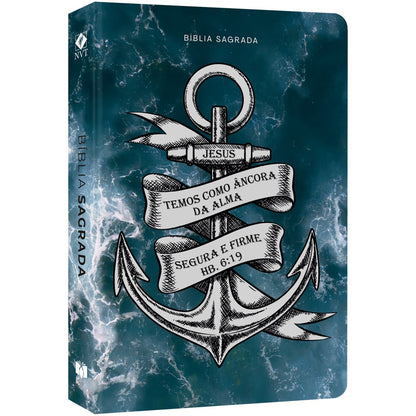 Bíblia Sagrada Oceano | NVT | Letra Normal | Flexível Soft Touch