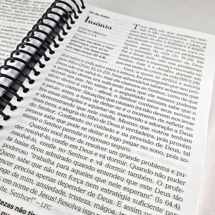 Presente Diário 26 | Letra Grande | Capa Brochura Espiral Paisagem 2023