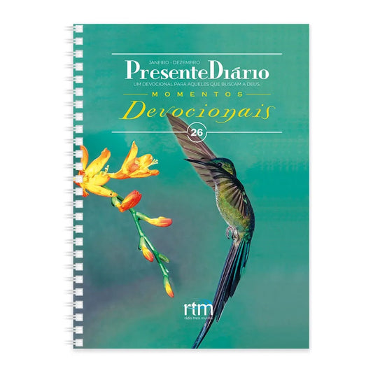 Presente Diário 26 | Letra Grande | Capa Dura Espiral Feminino 2023