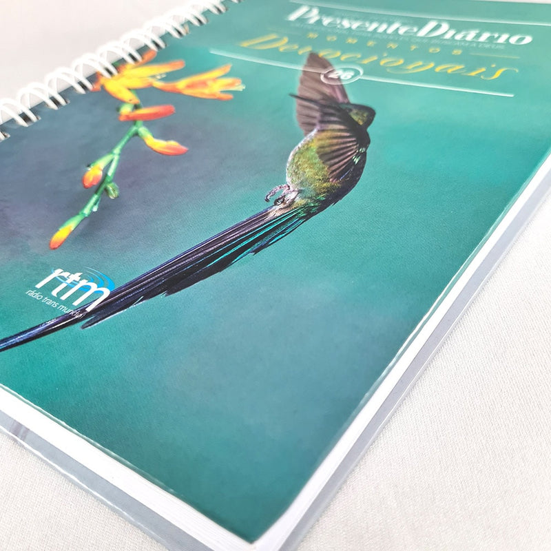 Presente Diário 26 | Letra Grande | Capa Dura Espiral Feminino 2023