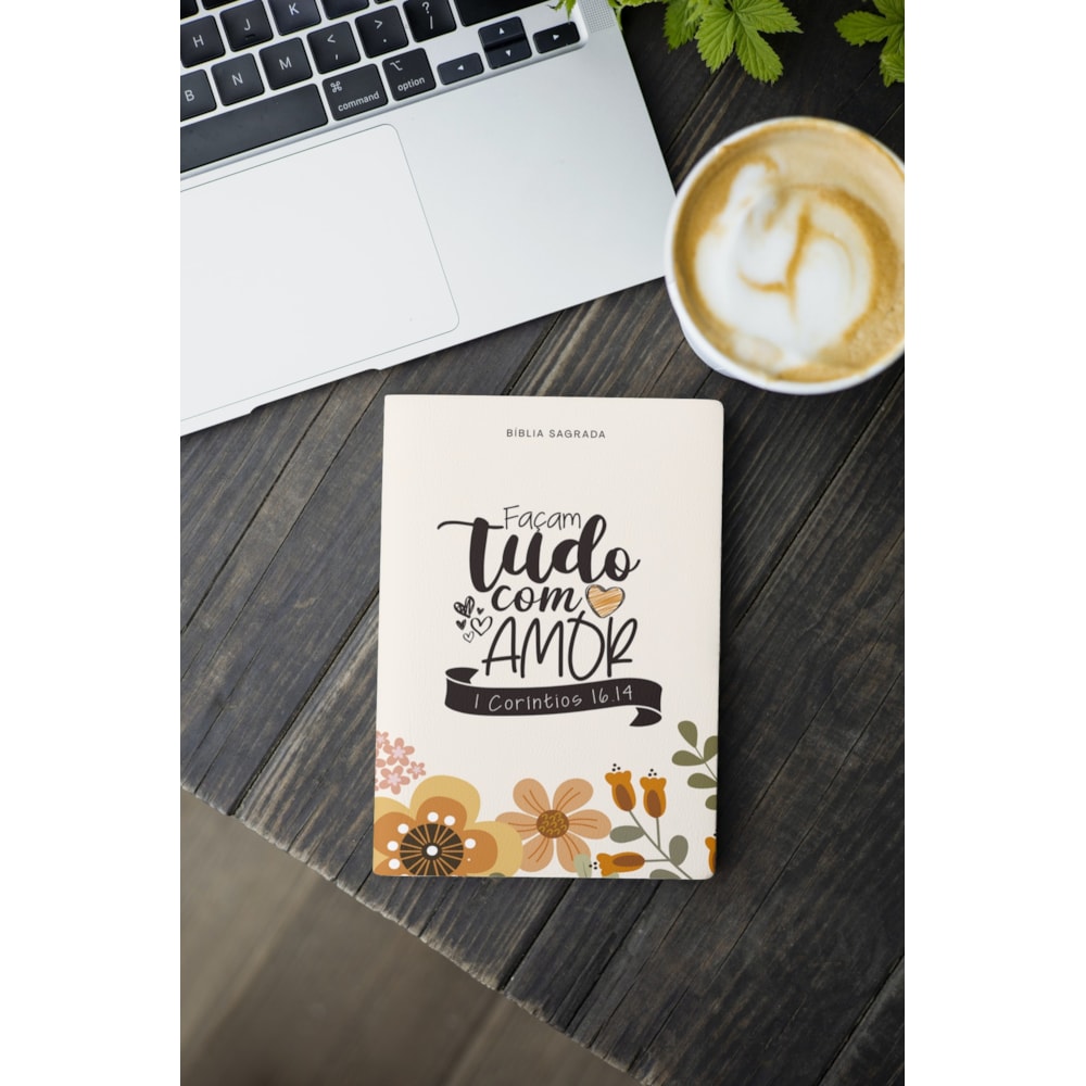 Bíblia Sagrada Façam Tudo Com Amor | NVI | Letra Normal | Flexível Soft Touch