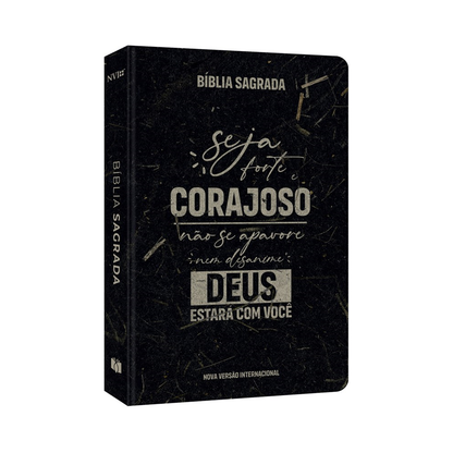 Bíblia Sagrada Seja Forte e Corajoso | NVI | Letra Normal | Flexível Soft Touch