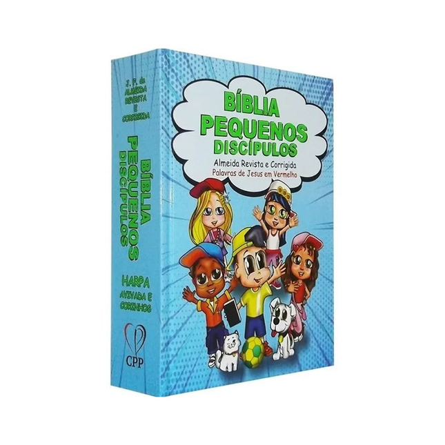 Bíblia Pequenos Discípulos | ARC | Letra grande | Capa Dura Masculina