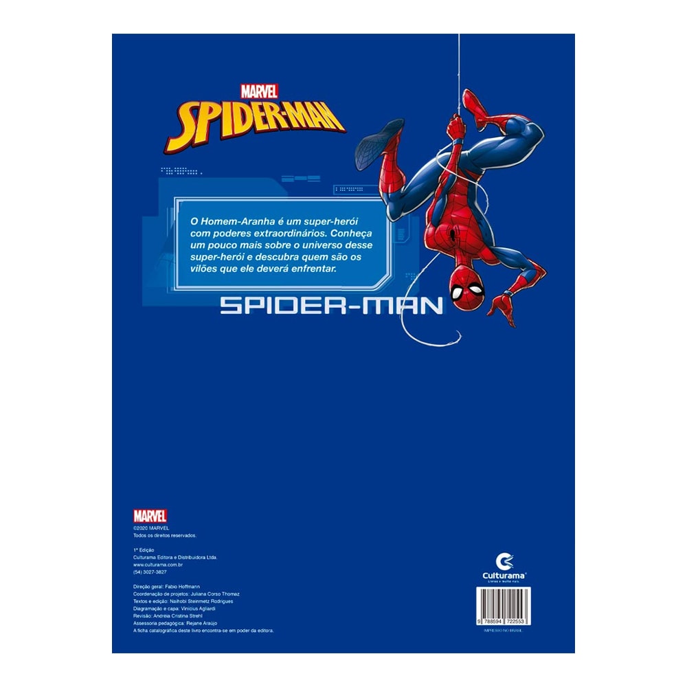 Homem-Aranha | Ler e Colorir | Gigante | Marvel