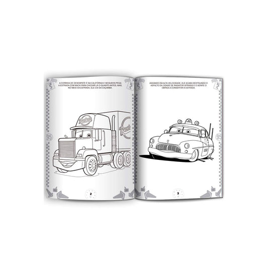 Carros | Ler e Colorir | Gigante | Disney | Pixar