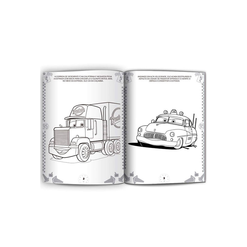 Carros | Ler e Colorir | Gigante | Disney | Pixar
