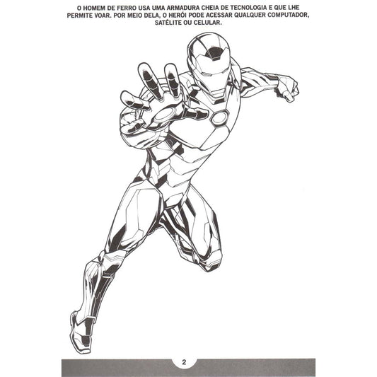 Vingadores | Ler e Colorir | Marvel