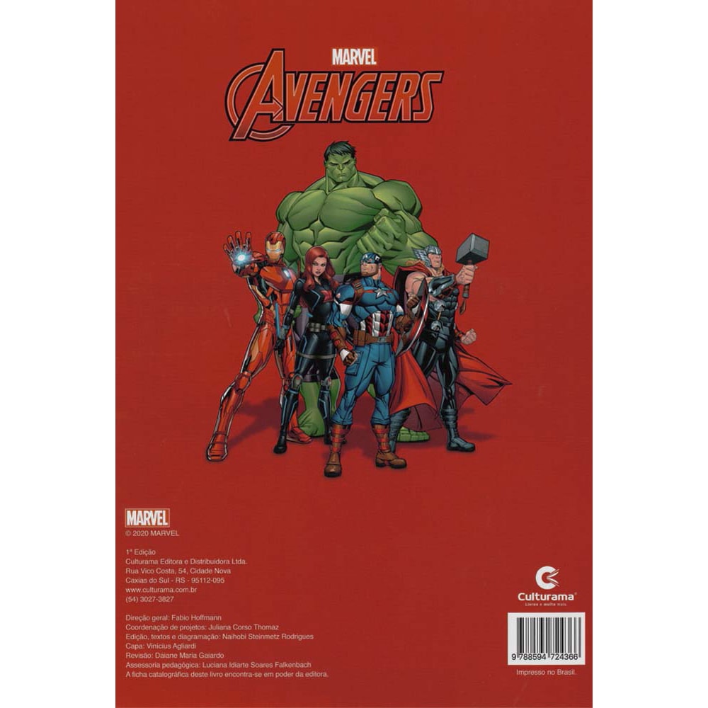 Vingadores | Ler e Colorir | Marvel