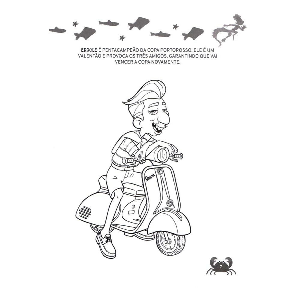 Luca | Ler e Colorir | Disney | Pixar