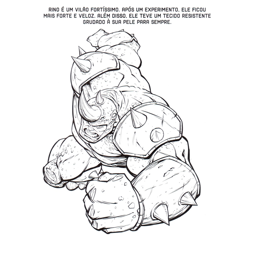 Homem-Aranha | Ler e Colorir | Marvel