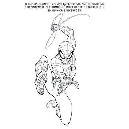 Homem-Aranha | Ler e Colorir | Marvel
