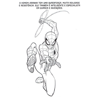 Homem-Aranha | Ler e Colorir | Marvel