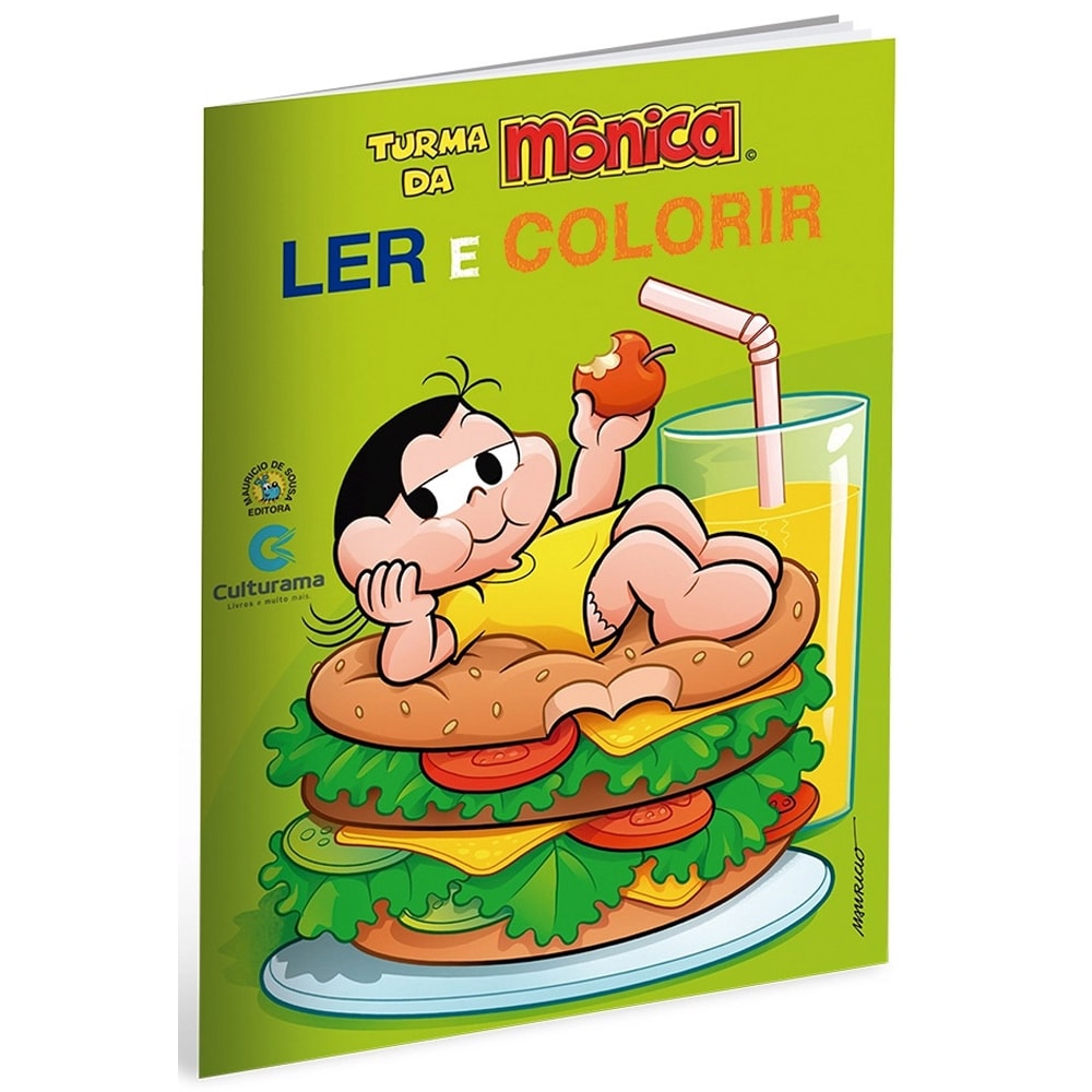 Magali | Turma da Mônica  | Ler e Colorir Médio