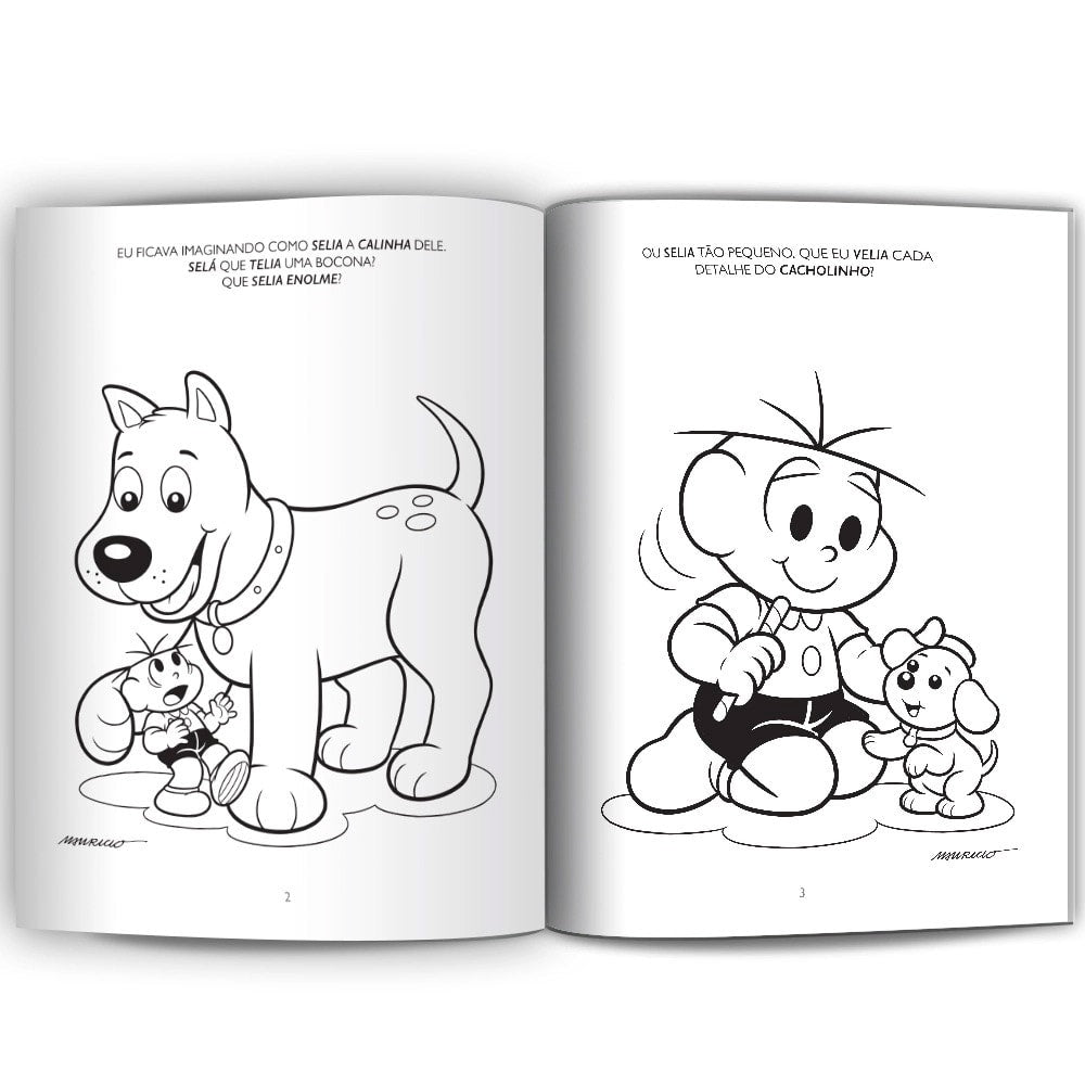 Cebolinha | Turma da Mônica | Ler e Colorir