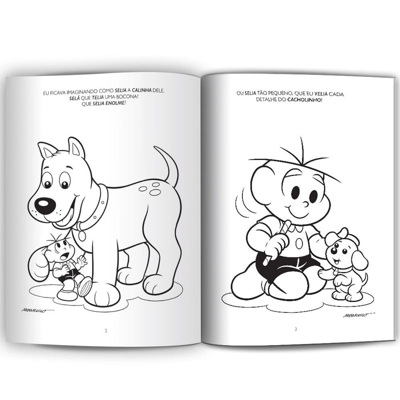 Cebolinha | Turma da Mônica | Ler e Colorir