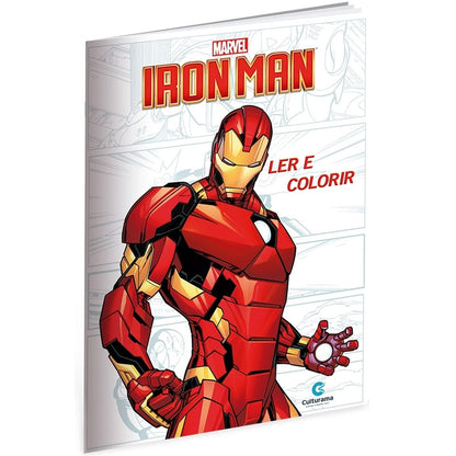 Homem de Ferro | Ler e Colorir Médio