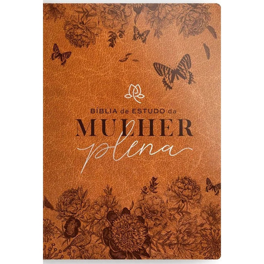 Bíblia De Estudo Da Mulher Plena | NVI | Capa Luxo Céu de Primavera