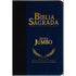Bíblia Sagrada Compacta | ARC | Letra Jumbo | Luxo Preto e Azul c/ Índice