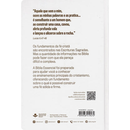 Bíblia Essencial | NAA | Letra Normal | Capa Dura Pegadas