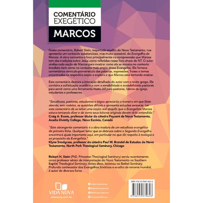 Comentário Exegético Marcos | Robert H Stein