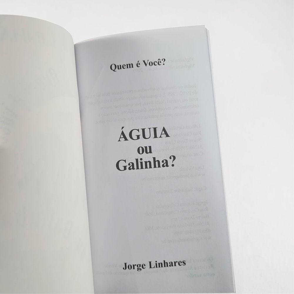 Quem é Você? Águia ou Galinha? | Pocket | Jorge Linhares