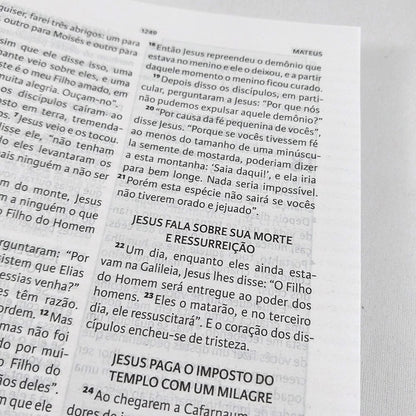 Bíblia Palavra Orada e Aplicada | NBV | Letra Normal | Capa Dura Oração de Ezequiel