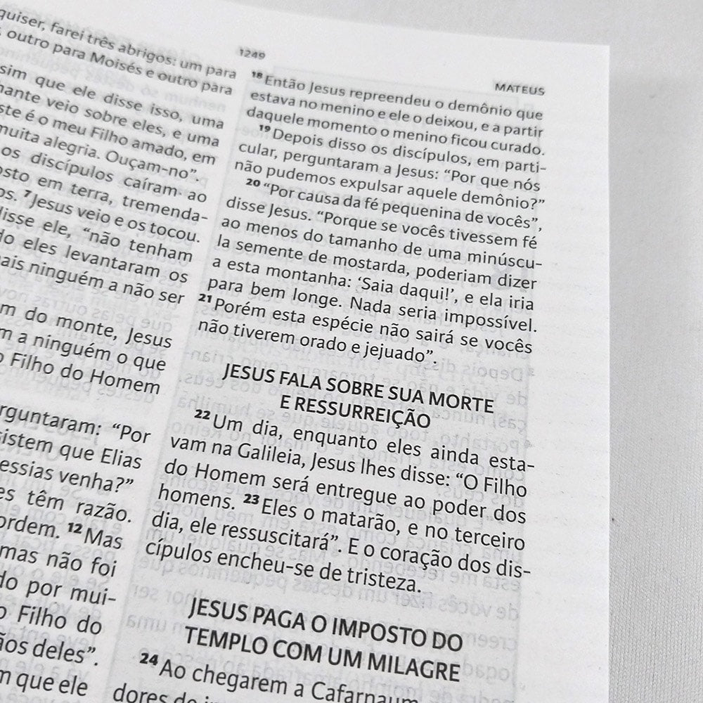 Bíblia Palavra Orada e Aplicada | NBV | Letra Normal | Capa Dura Oração de Jeremias