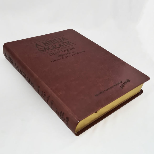 Bíblia Sagrada | ACF | Hiper Legível | Capa Mogno