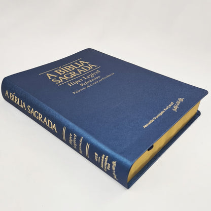 A Bíblia Sagrada | ACF | Hiper Legível | Capa Luxo Azul