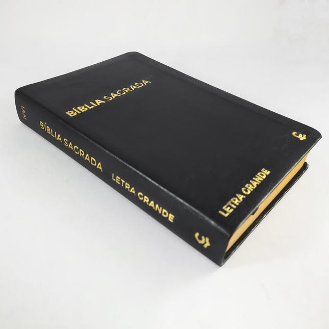 Bíblia Sagrada | NVI | Letra Grande | Capa Luxo Preta