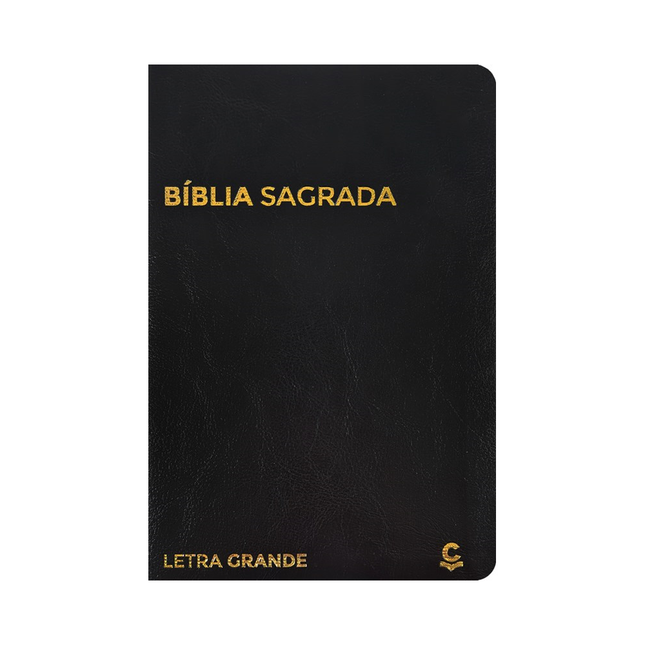 Bíblia Sagrada | NVI | Letra Grande | Capa Luxo Preta