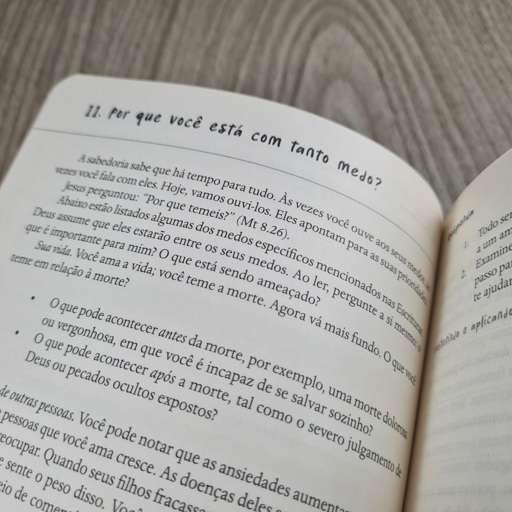 Devocional Para o Coracao Ansioso | Journal Book | Edward T. Welch