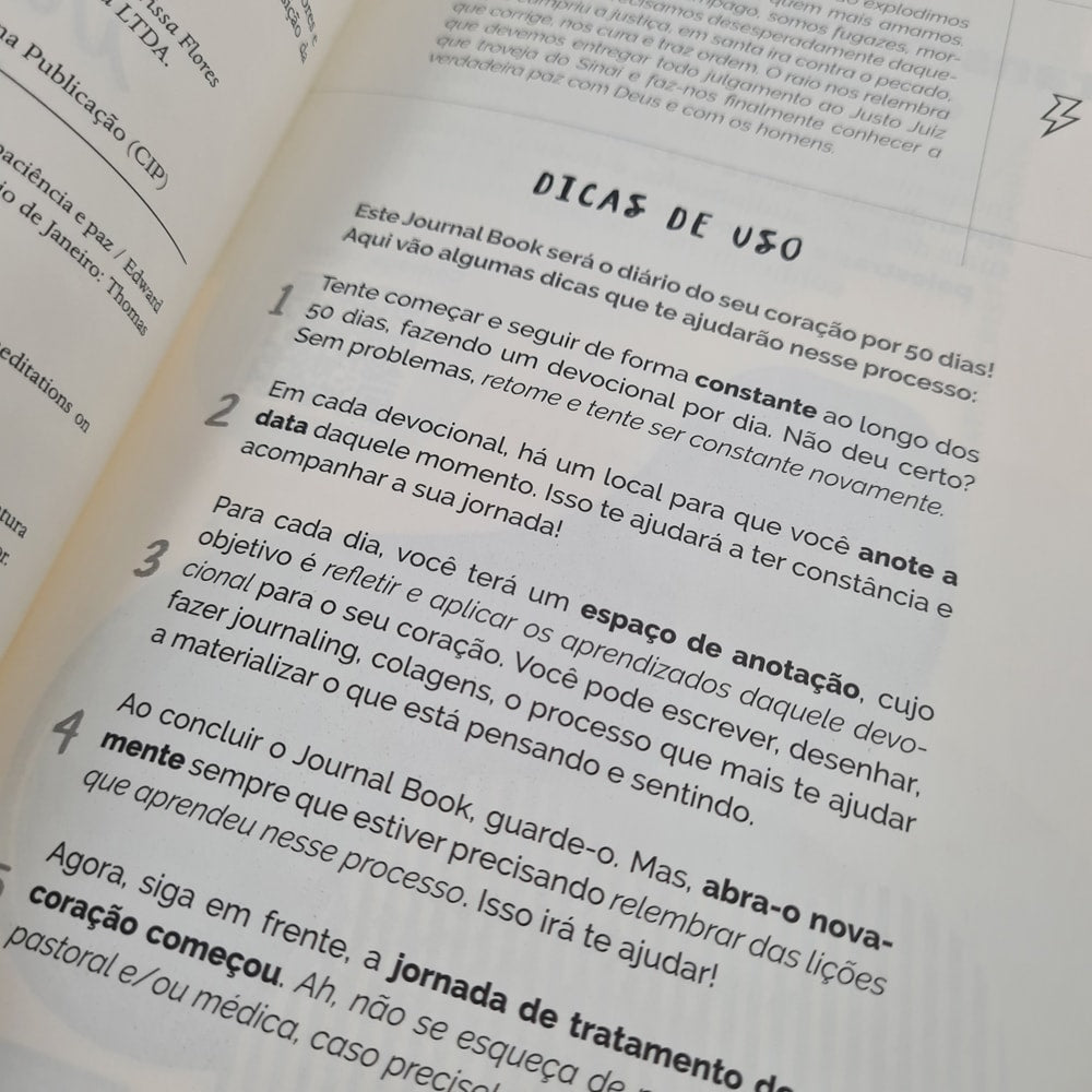 Devocional Para o Coração Irritado | Journal Book | Edward T. Welch