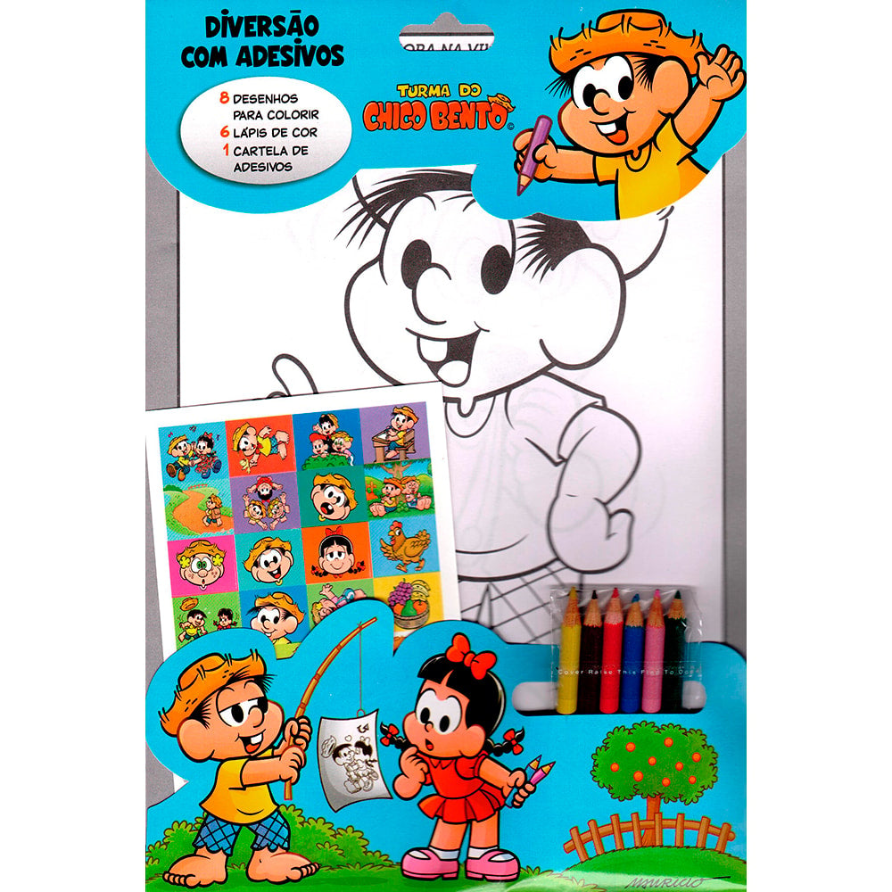 Turma do Chico Bento | Diversão com Adesivo