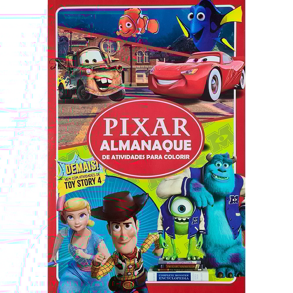 Pixar Almanaque de Atividades para Colorir