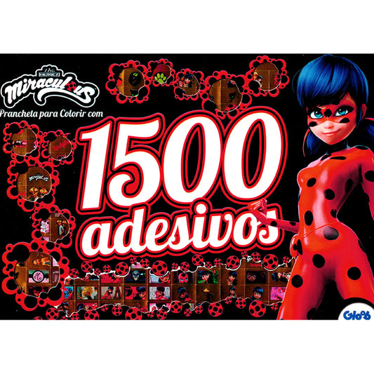 Ladybug | Prancheta Para Colorir  | 1500 Adesivos