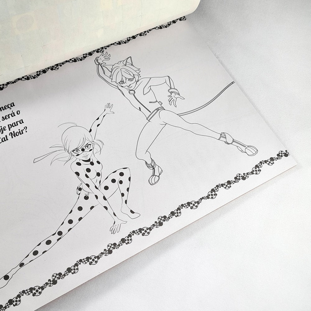 Ladybug | Prancheta Para Colorir  | 1500 Adesivos