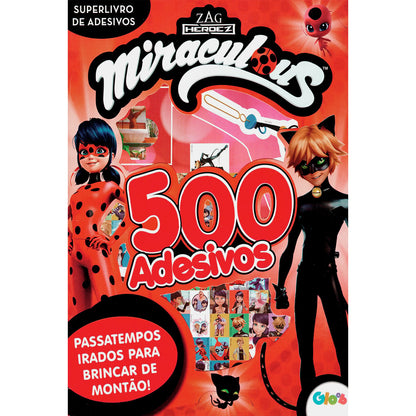 Super livro de adesivos Miraculous | 500 Adesivos