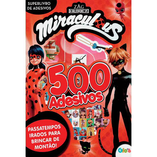 Super livro de adesivos Miraculous | 500 Adesivos